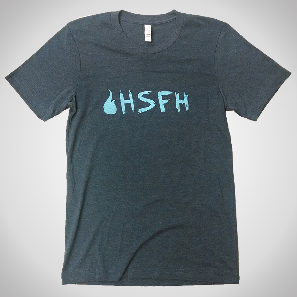 Heather Navy H S F H Scribble T-shirt