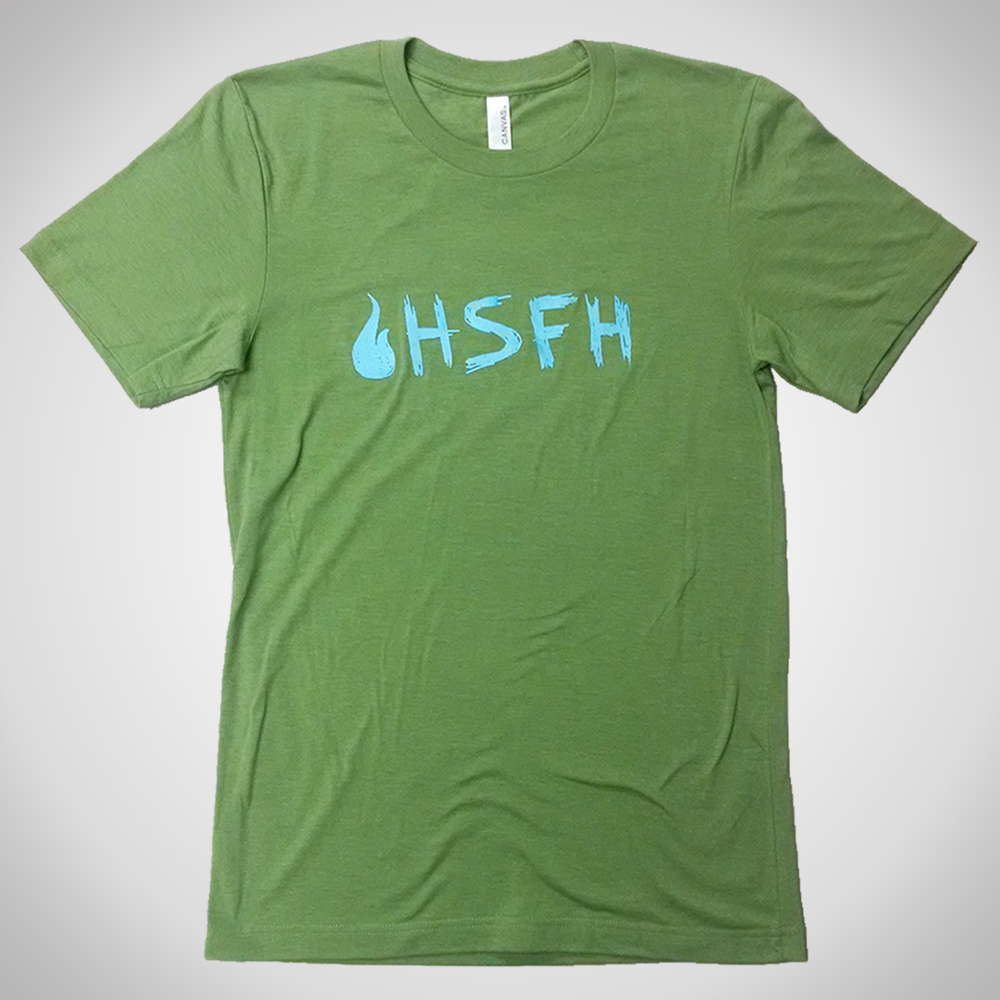 Green H S F H Scribble T-shirt